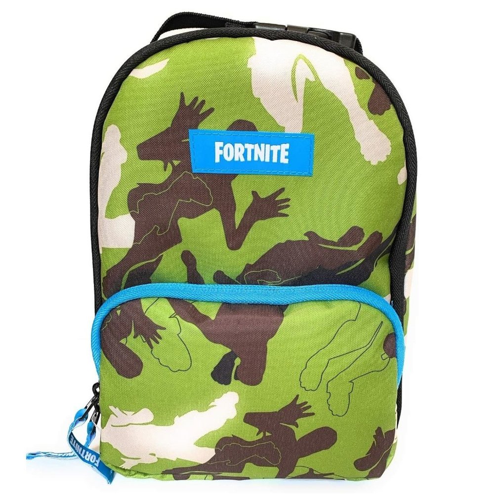 Fortnite Amplify Camo Camouflage Mini 10” Bag / Insulated Lunch Bag   NWT